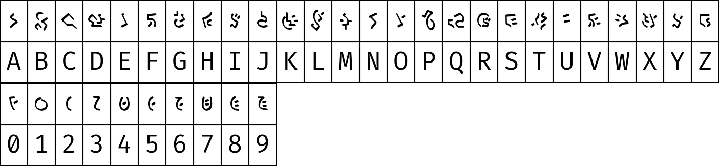 Goongan_AF_Alphabet-Regular